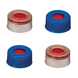 11mm Poly Crimp Seal Cap (mixed) with Septa PTFE/Silicone/PTFE, pk.400